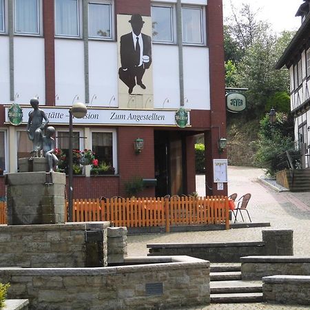 Pension Zum Angestellten Porta Westfalica Exterior photo